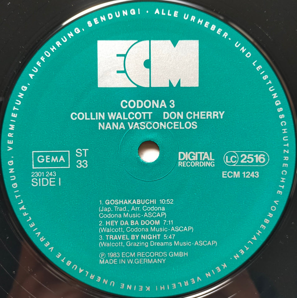 名曲レコード全集〈第3〉協奏曲 (1964年) Codona - Codona 3 (LP) – Searchin' music store