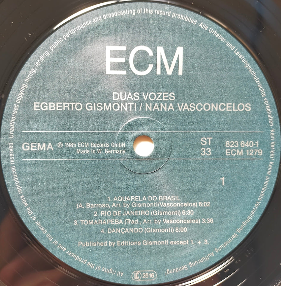 Egberto Gismonti / Naná Vasconcelos – Duas Vozes (LP)