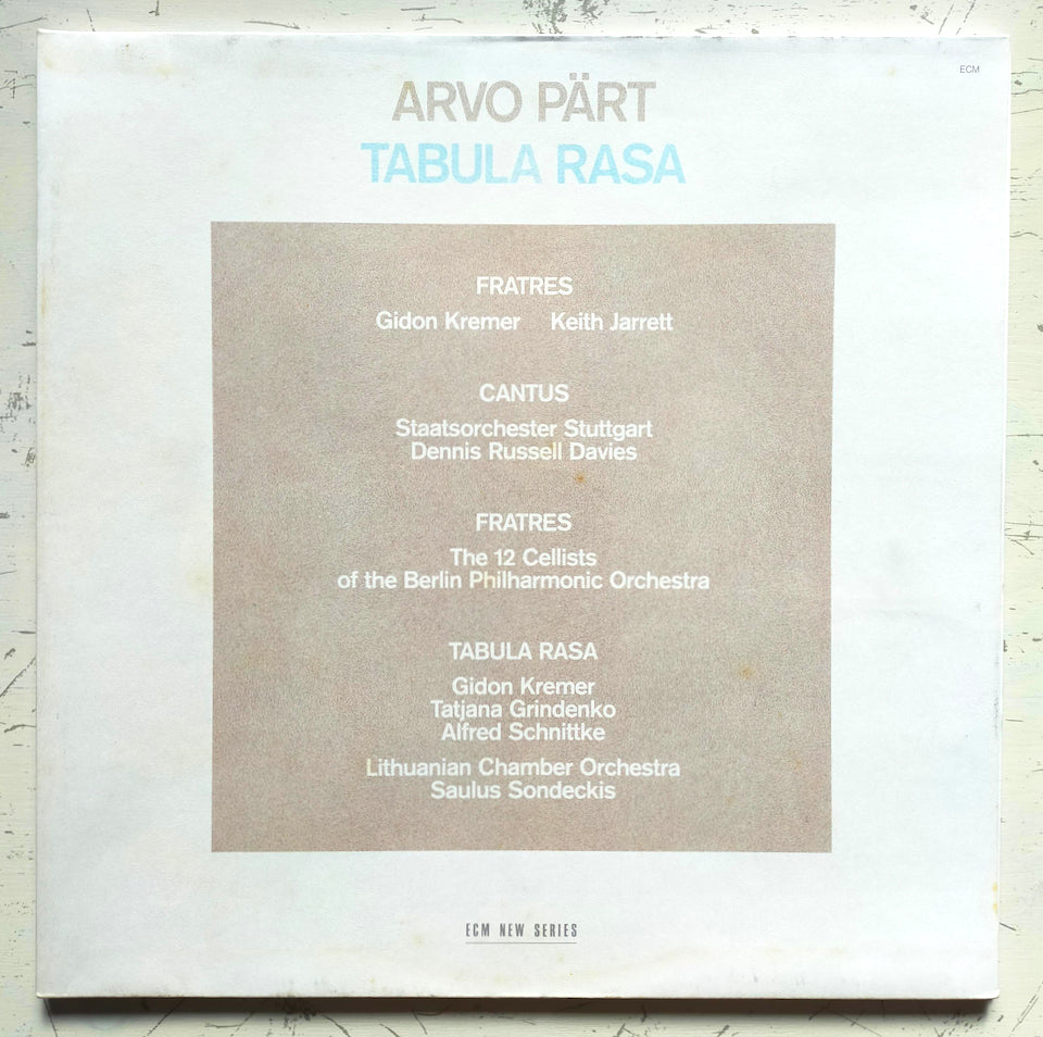Arvo Pärt – Tabula Rasa (LP)