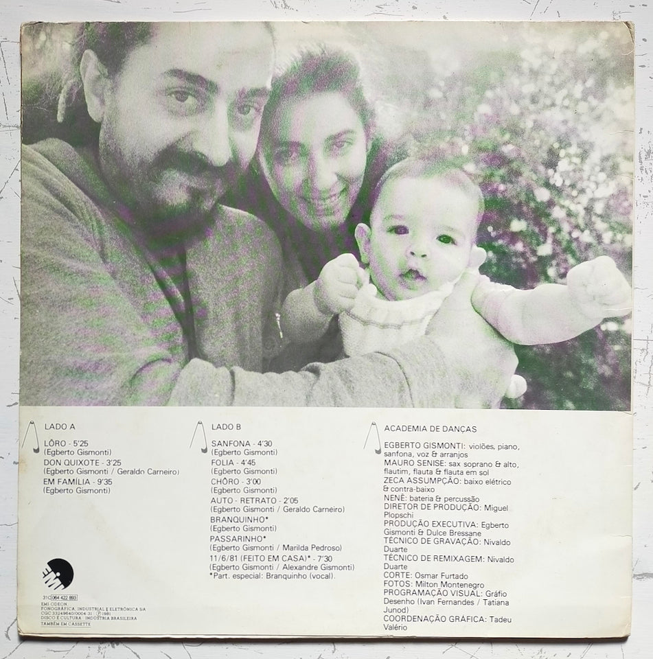 BRA盤！希少なホワイト盤！Egberto Gismonti/EmFamilia Egberto Gismonti - Em Familia (LP) – Searchin' music store