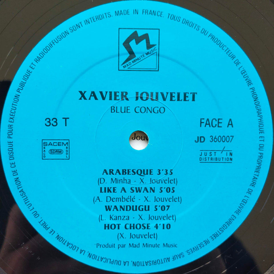 Xavier Jouvelet – Blue Congo (LP)
