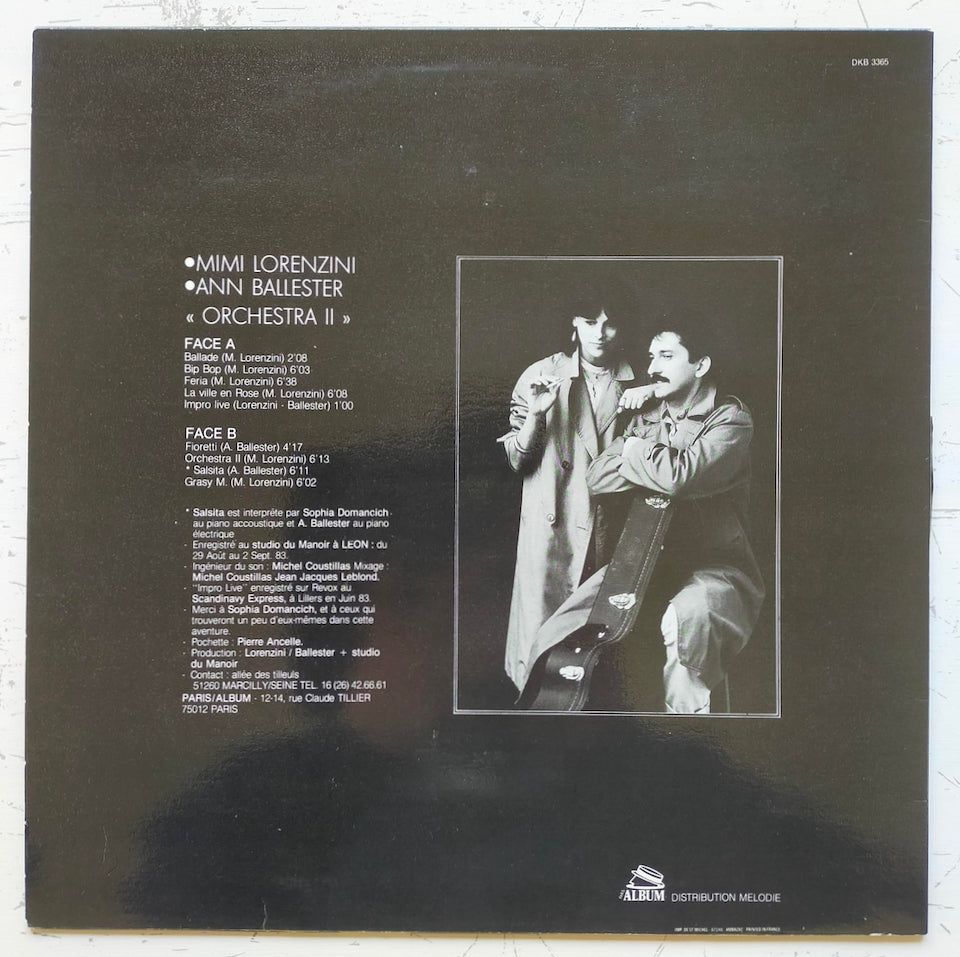 Mimi Lorenzini & Ann Ballester – Orchestra II (LP) – Searchin