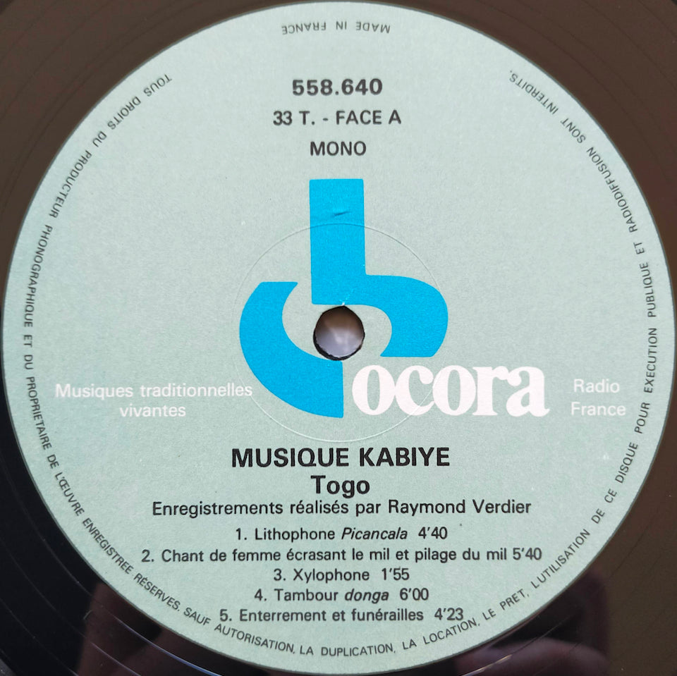 Kabiye – Togo / Musique Kabiye (LP)