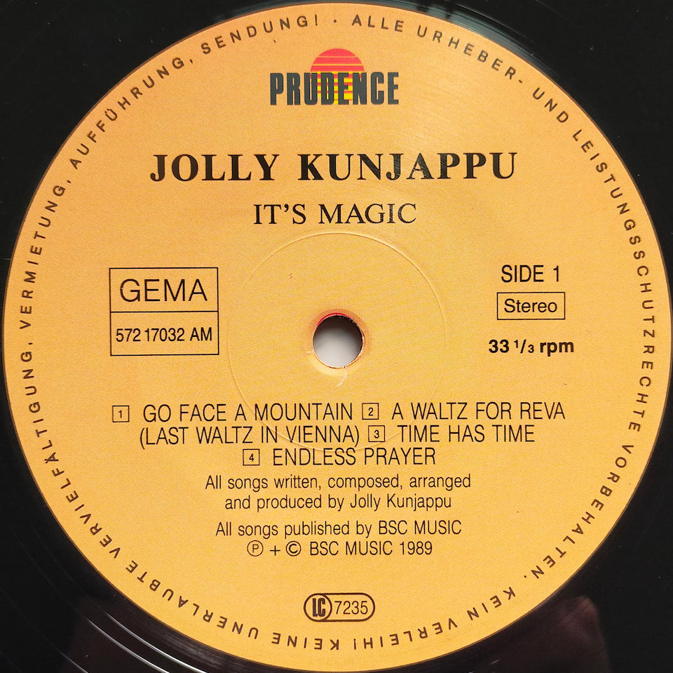 Jolly Kunjappu – It's Magic (LP)