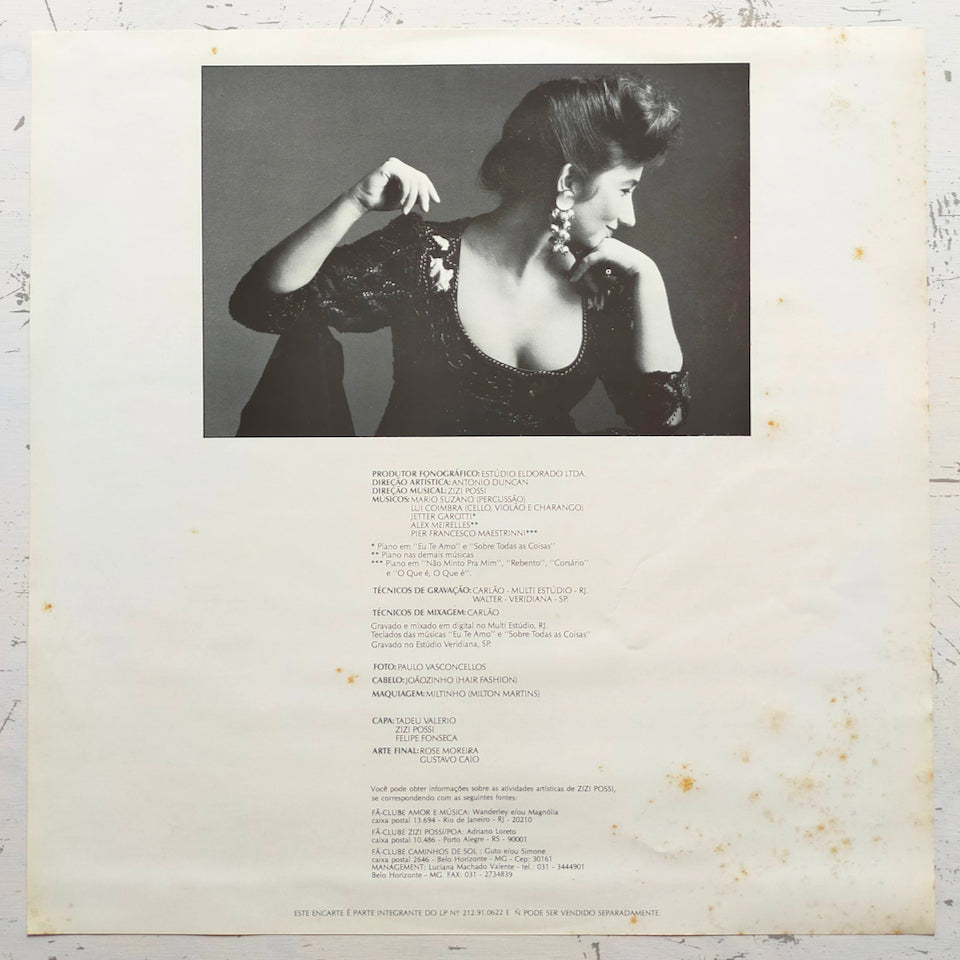 Zizi Possi – Sobre Todas As Coisas (LP)
