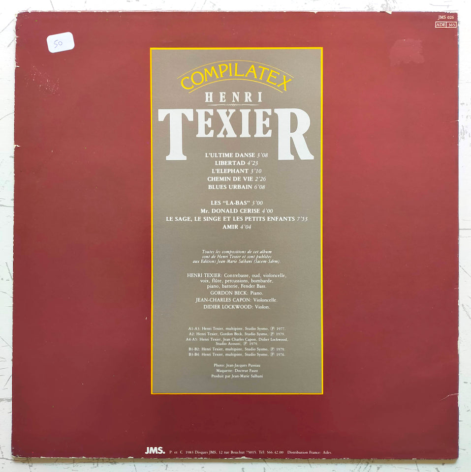 Henri Texier – Compilatex (LP)