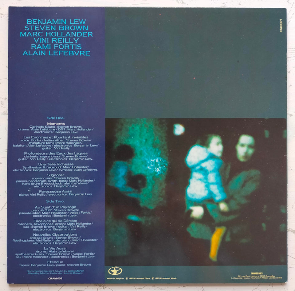 Benjamin Lew / Steven Brown - A Propos D'Un Paysage (LP)