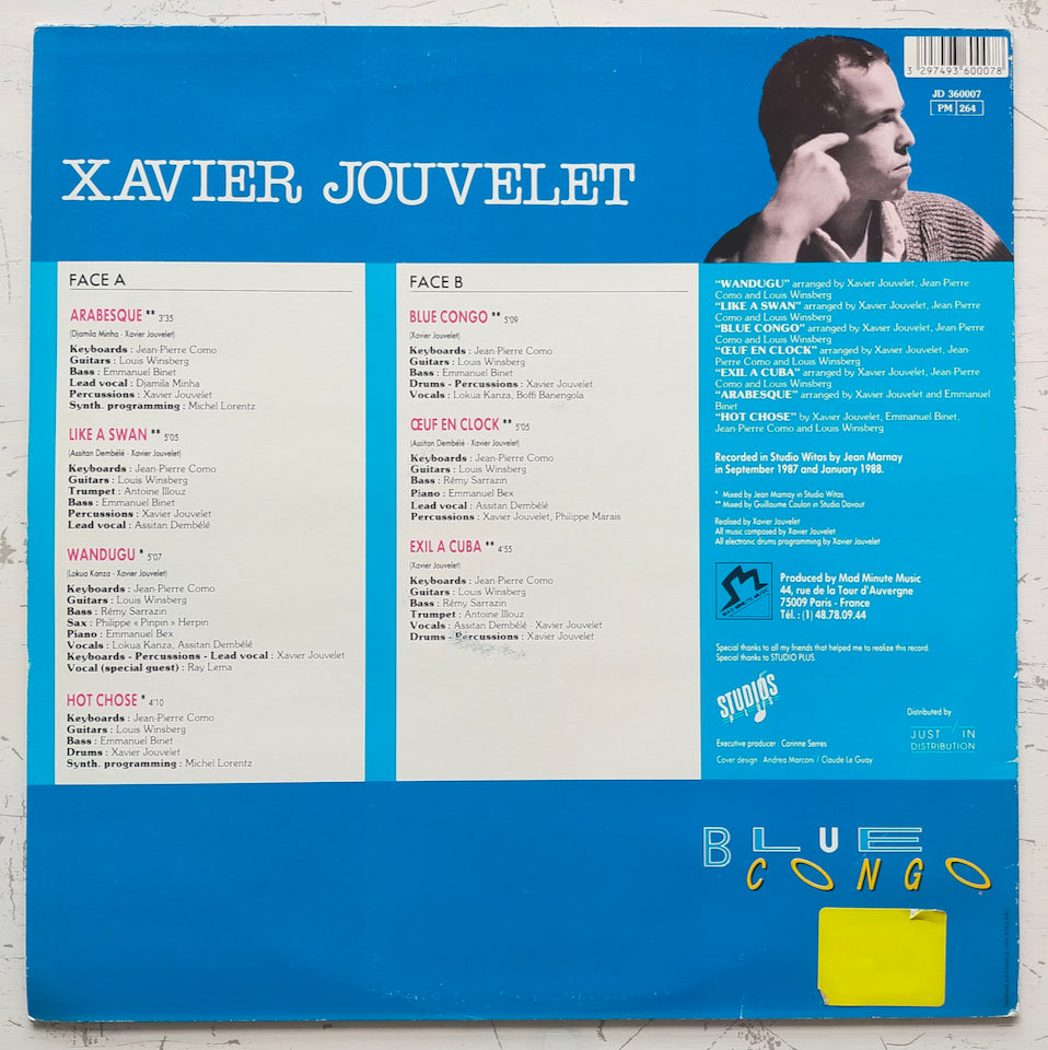 Xavier Jouvelet – Blue Congo (LP)