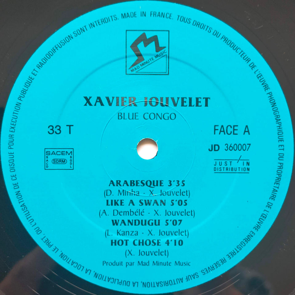 Xavier Jouvelet – Blue Congo (LP)