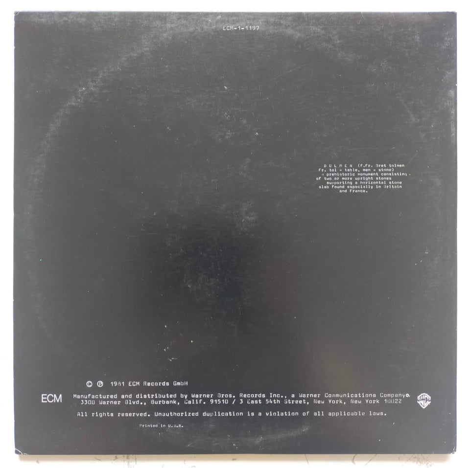 Meredith Monk - Dolmen Music (LP)