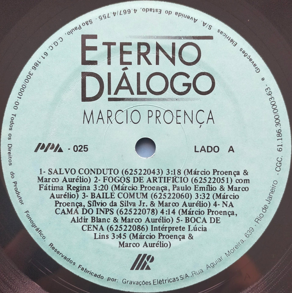 Marcio Proenca - Eterno Dialogo (LP)