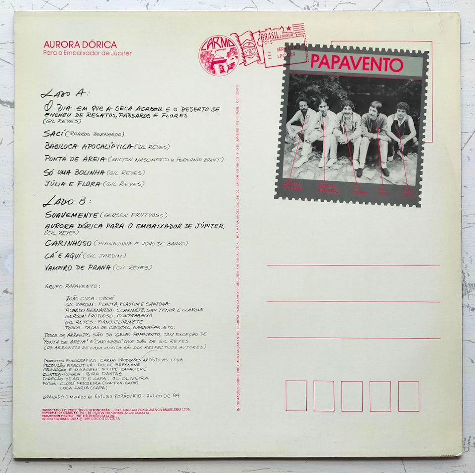 Papavento – Aurora Dórica (LP)