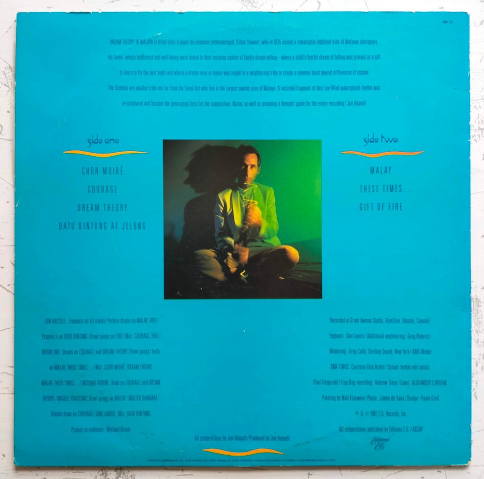 Jon Hassell – Dream Theory In Malaya (Fourth World Volume Two) (LP)