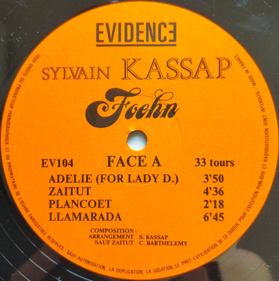 Sylvain Kassap – Foehn (LP)