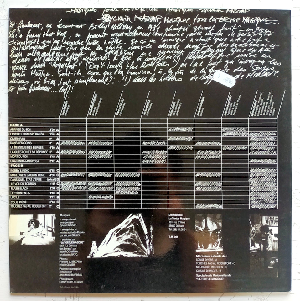 Sylvain Kassap – Musiques Pour La Tortue Magique (LP)